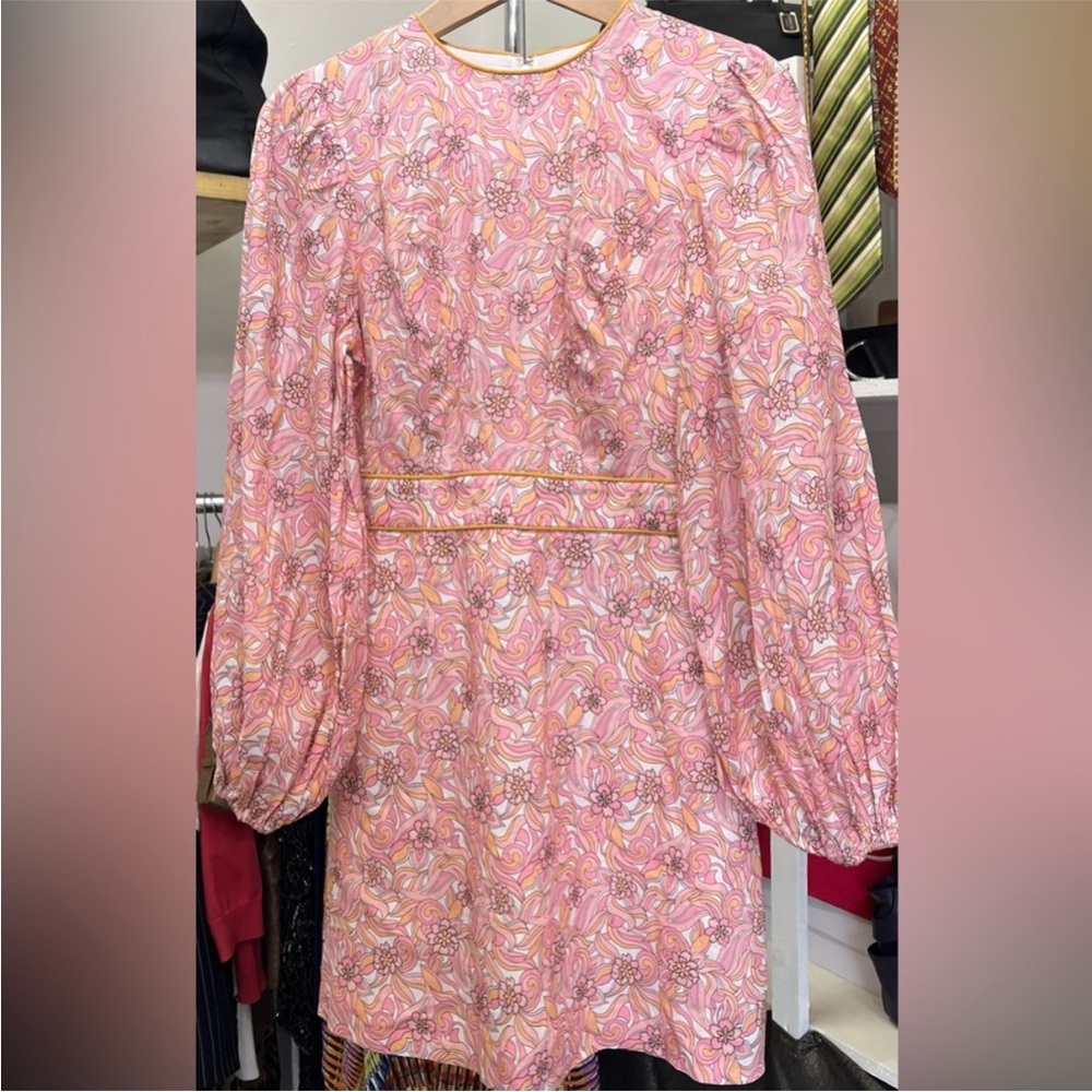 KEEPSAKE THE LABEL - Floral-Print Puff-Sleeve Mini Dress NWT